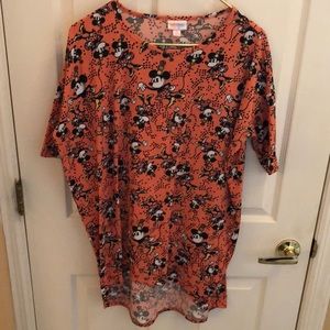 LuLaRoe Short Sleeve Minnie Mouse Hilo Sz S